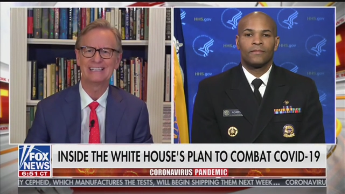 Surgeon General Pours Cold Water on Untested Coronavirus Cure Pushed By ‘Fox & Friends’
