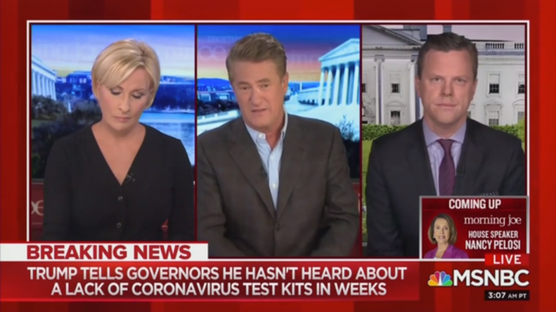 Joe Scarborough: Trump Lying About Coronavirus Testing Is Like Saying ‘Everything’s Going Perfect’ After Pearl Harbor