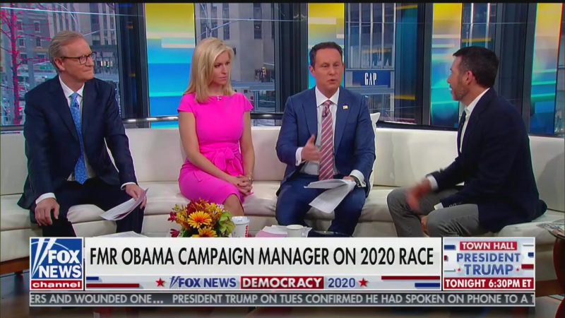 Brian Kilmeade Gets Defensive as Ex-Obama Campaign Manager Says Fox Is Trump’s ‘Happy Place’