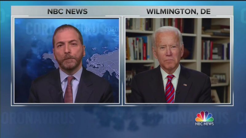 Chuck Todd Asks Biden If He Believes Trump Has ‘Blood’ on His Hands Over His Slow Coronavirus Response