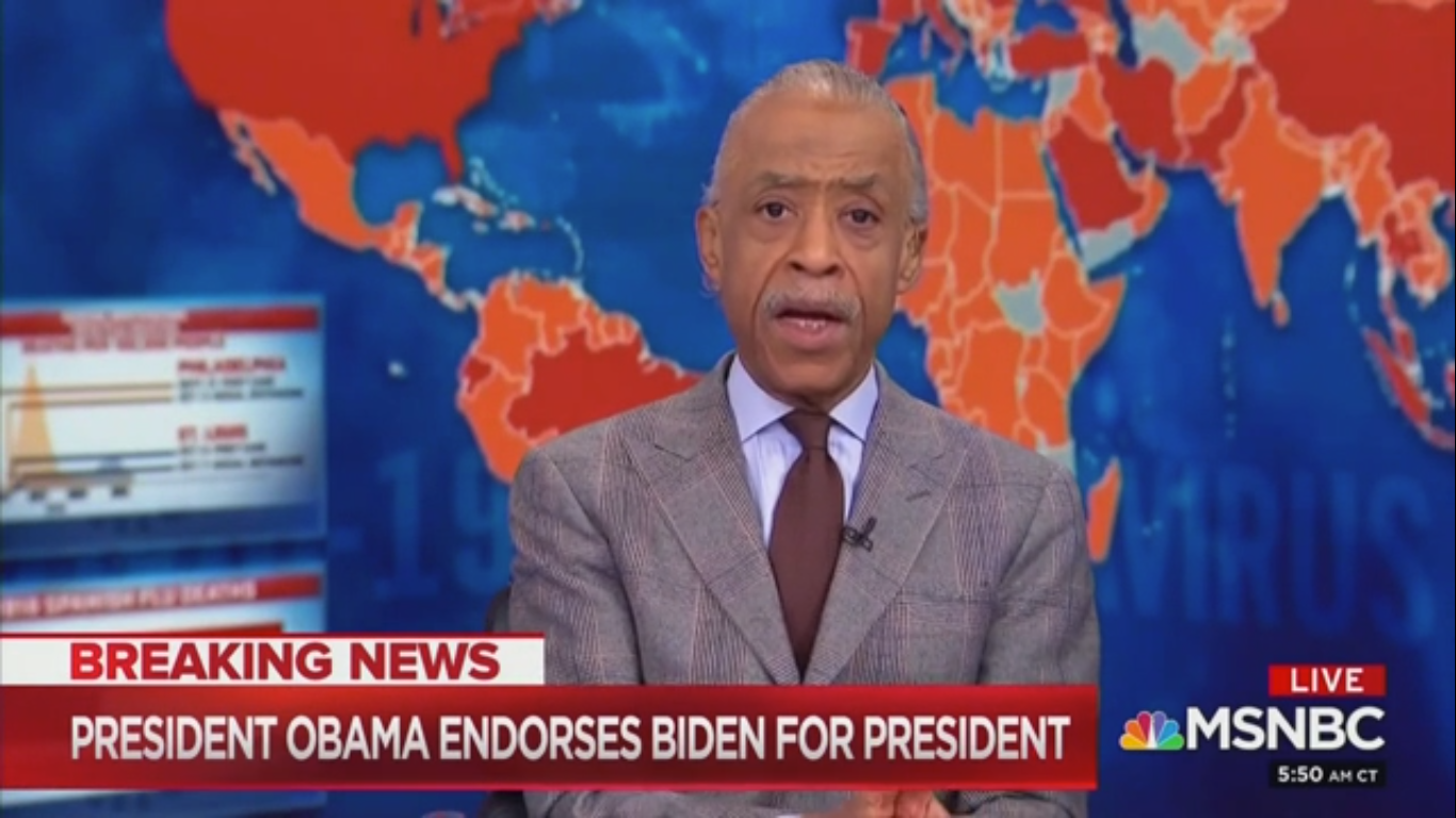 Al Sharpton Calls On Progressives to Support Biden: ‘Do Not Kill the Victory’ Against Trump