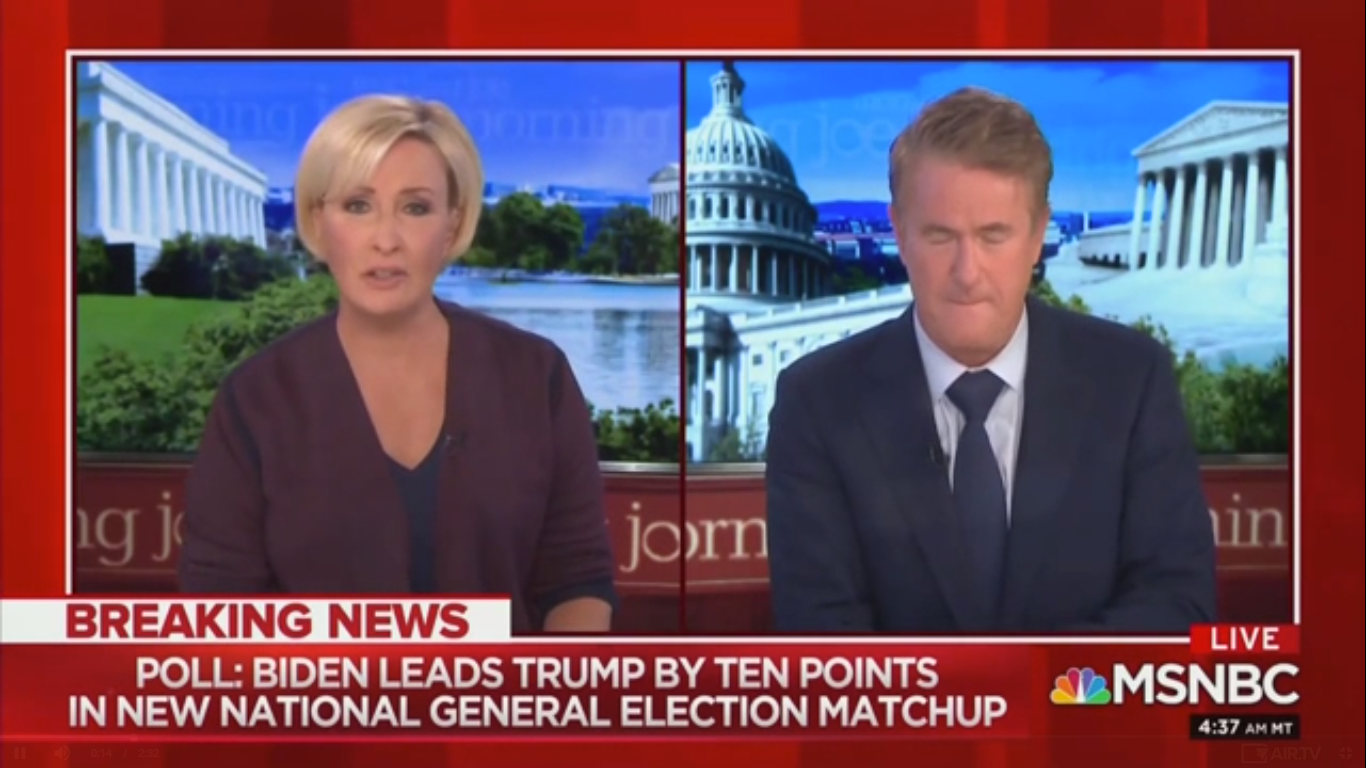 Joe Scarborough: Biden Benefits from Having Less Political Baggage than Clinton