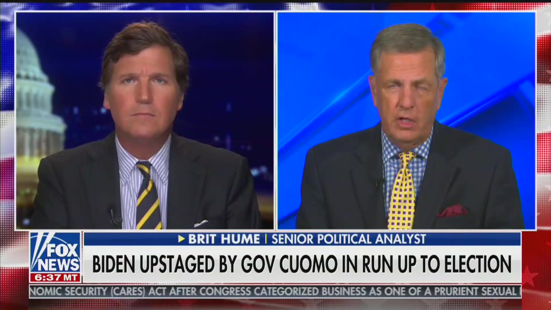 Fox’s Brit Hume Compares Biden’s Memory Problems to His Own: ‘He’s Senile’