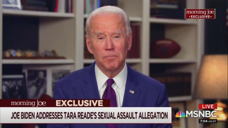 Watch: Joe Biden Says Sexual Assault of Tara Reade ‘Never, Never Happened’