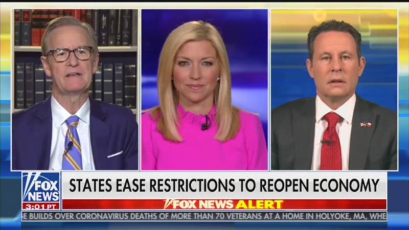 Fox’s Brian Kilmeade Says There Are Now Enough Masks for Everyone Despite Ongoing Mask Shortage