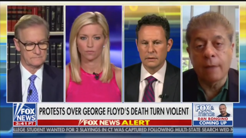 Fox’s Judge Nap: Minneapolis Riots Are ‘Probably Not Going to Stop’ Until Police involved in George Floyd’s Death Are Arrested