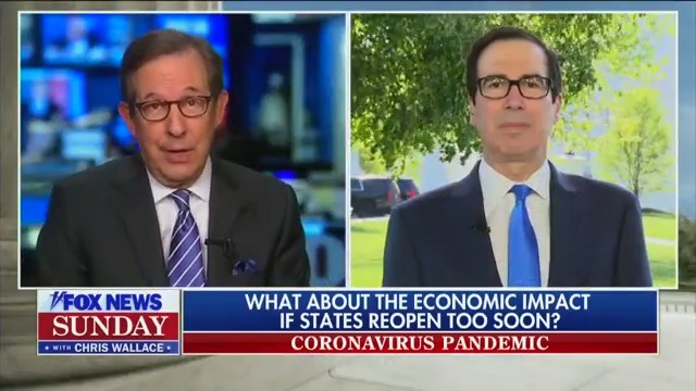 Chris Wallace Asks Mnuchin If His Predictions are ‘Based on Economic Reality or the November Election’