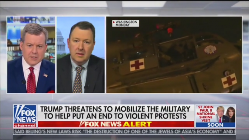 Fox News Contributor Marc Thiessen: ‘If They Were Peaceful Protesters, There Would Be No Need to Use Teargas’
