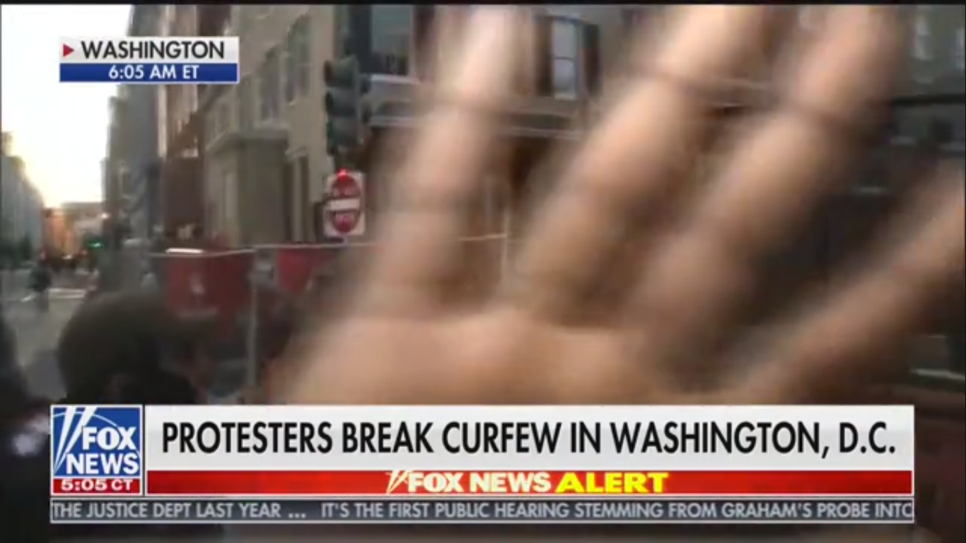 Protesters Interrupt Fox News Report: ‘No, Sir. No, We’re Not Doing That’