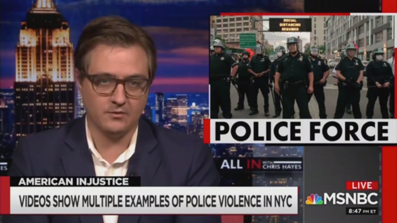 Chris Hayes Says Cuomo and de Blasio are Trying to ‘Gaslight the Public’ on Police Beating Protesters