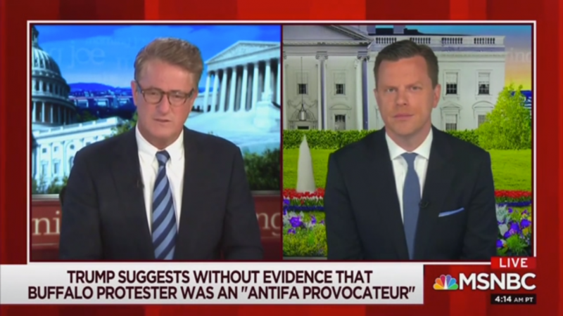 ‘Morning Joe’: Trump Put Peaceful Protester’s Safety at Risk with ‘Dark’ Antifa Conspiracy