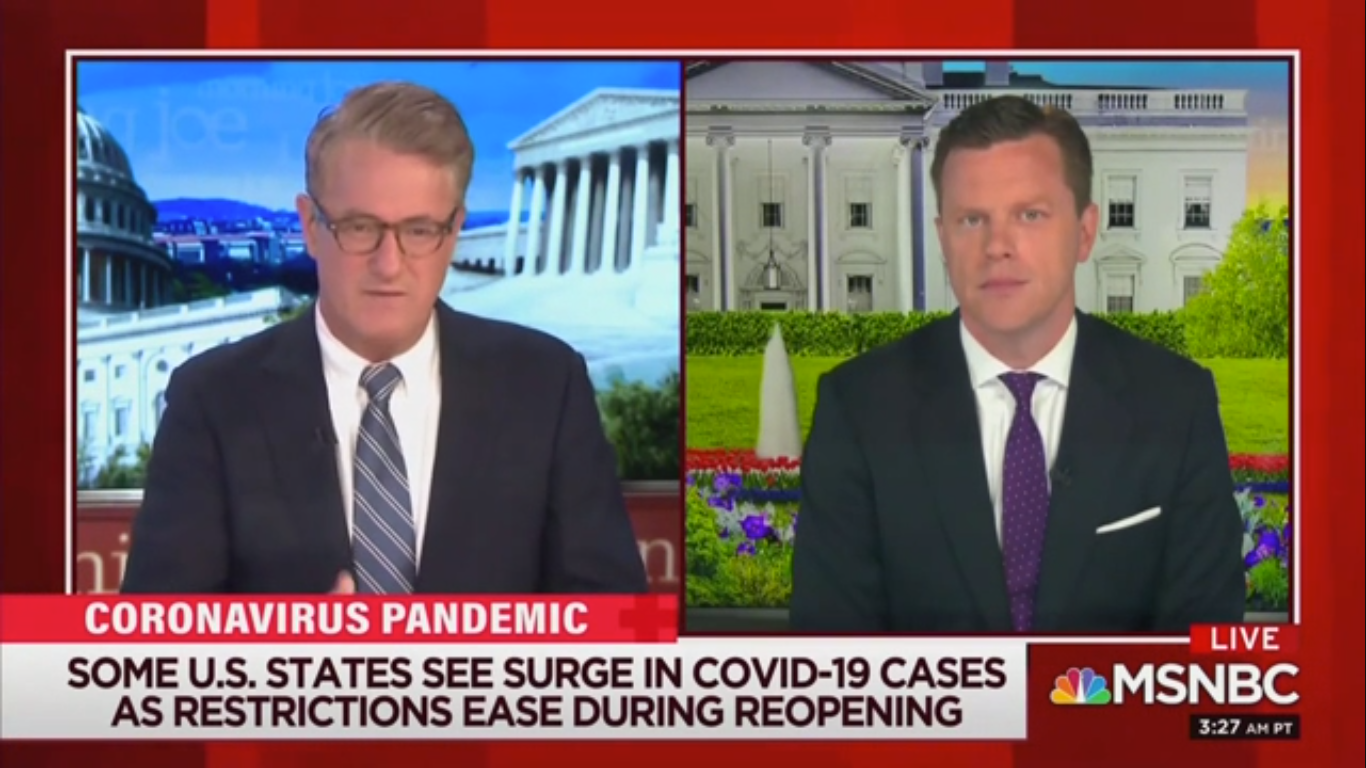 Joe Scarborough: Trump Is 16 Points Down Because Biden Warned About Coronavirus in January