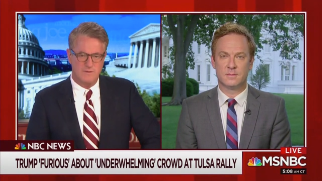 Joe Scarborough: Will Trump Risk Another Rally after Tulsa’s ‘Weak Performance’?