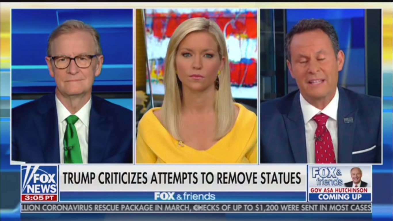 Fox’s Brian Kilmeade: ‘What If Your Town Votes to Take Down George Washington?’