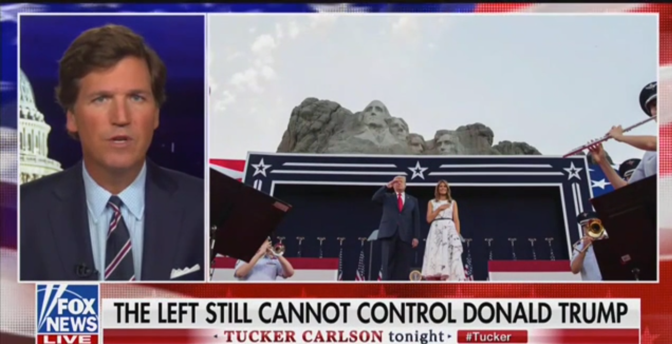Fox’s Tucker Carlson Praises Trump’s Speech That Borrowed Heavily from His Show