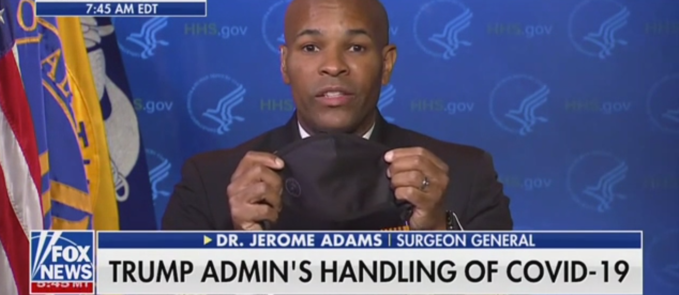 Watch: Surgeon General Pleads with Fox News’ Viewers to Wear Masks