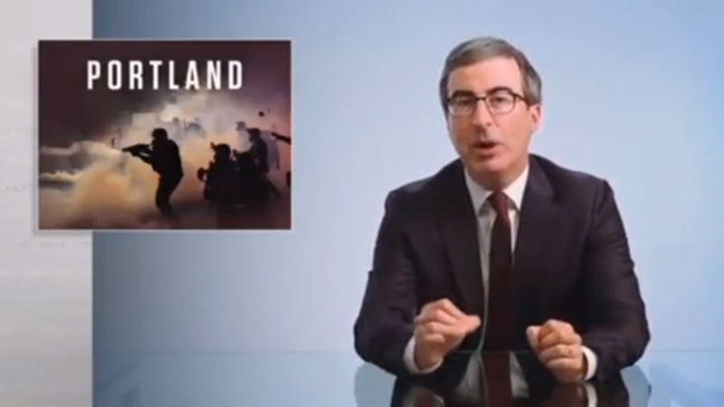 John Oliver Slams Sean Hannity’s Lies About Portland Protests
