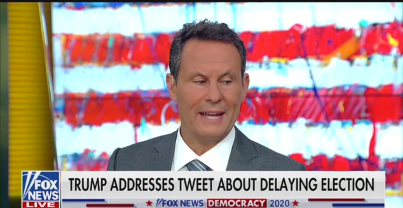 Fox’s Brian Kilmeade: Maybe Trump’s Election Delay Idea ‘Sobered People Up’ to Mail-In Ballot Fraud
