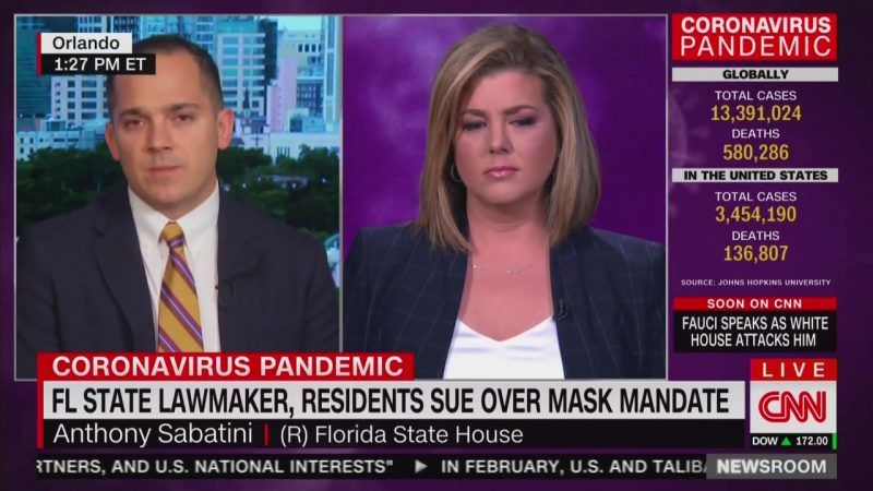 CNN’s Brianna Keilar Clashes With GOP Lawmaker Suing Over Masks: ‘To Be Clear, You’re Not a Doctor’