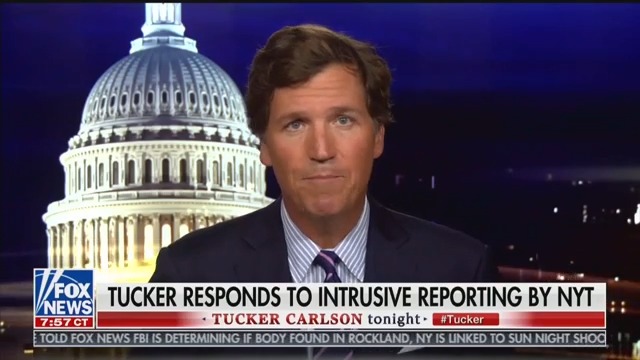 Tucker Carlson Accuses New York Times of Trying to ‘Inflict Pain’ on His Family