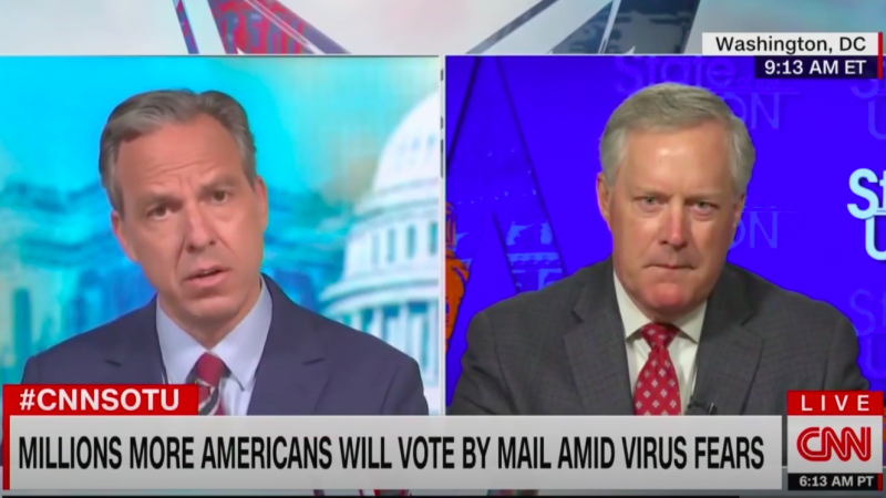 Mark Meadows Claims ‘There’s No Evidence That There’s Not’ Widespread Voter Fraud