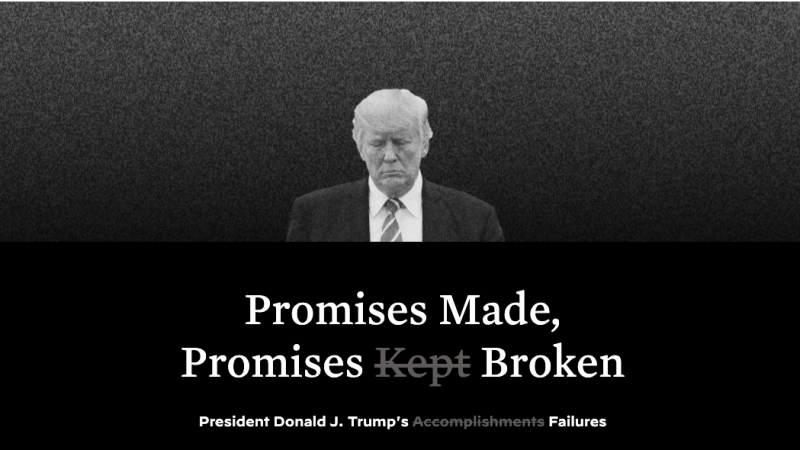 Biden Campaign Uses ‘Keep America Great’ Website Against Trump