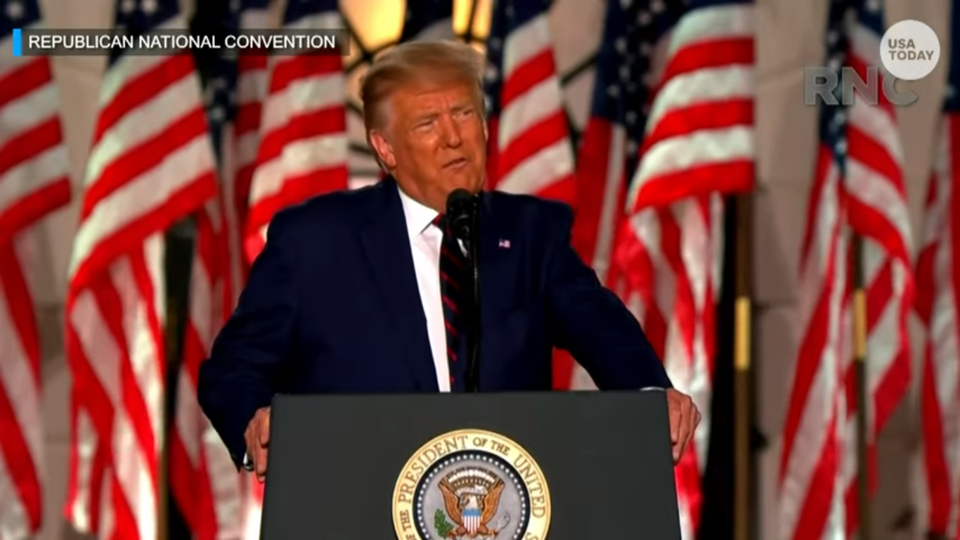 Trump Warns Biden Will ‘Demolish the American Dream’ in Speech Riddled with Falsehoods