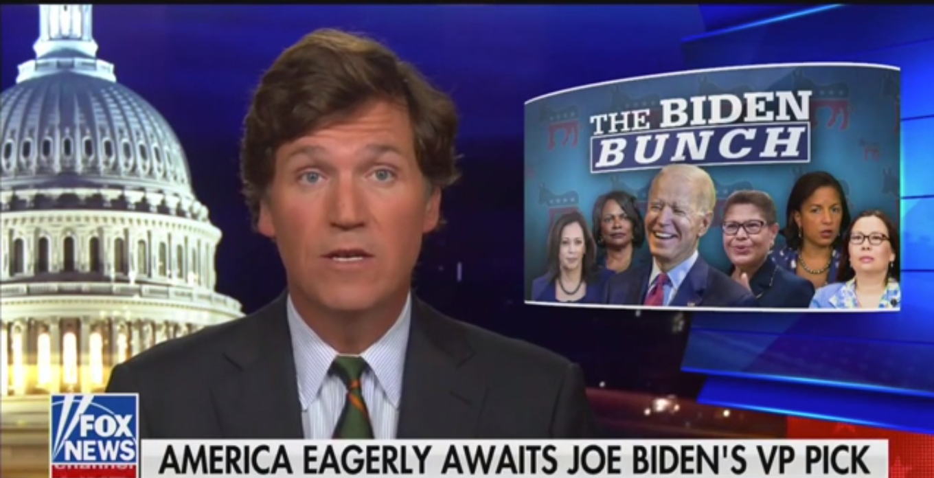 Tucker Carlson: It’s ‘Probably Illegal’ for Biden to Just Consider Black Women for Vice President