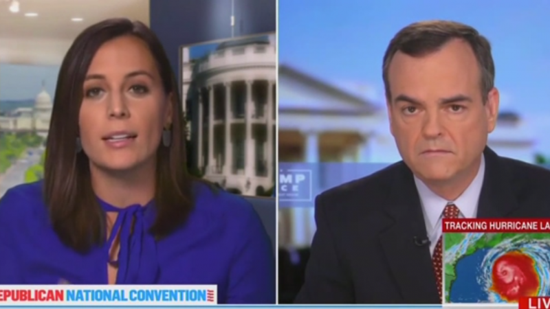 MSNBC Host Confronts Trump Spokesman on President’s Failure to Denounce QAnon