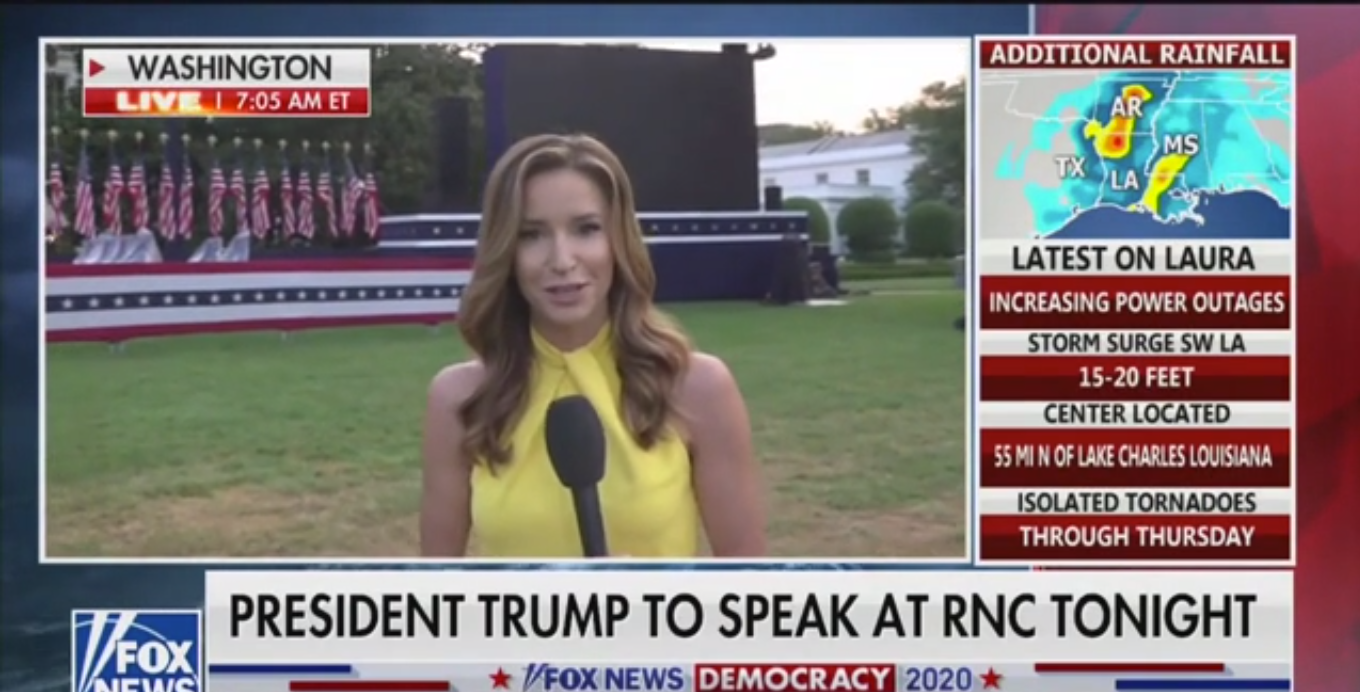 Fox’s Kristin Fisher: Trump Campaign Will Say Coronavirus Left Them ‘Little Choice’ But to Violate the Hatch Act