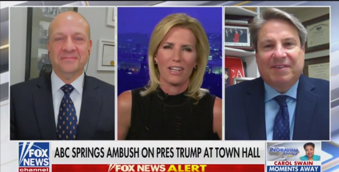 Fox’s Laura Ingraham Accuses ABC News of Ambushing Trump with Voter Questions