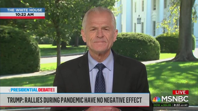 Peter Navarro Claims It Was Actually Chris Wallace’s Fault That Trump Told the Proud Boys to ‘Stand By’