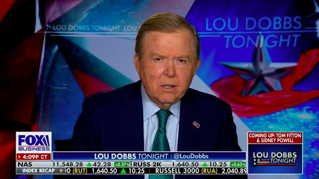 Lou Dobbs Urges South Carolinians to ‘Tune Out’ Lindsey Graham, Who Has ‘Betrayed’ President Trump