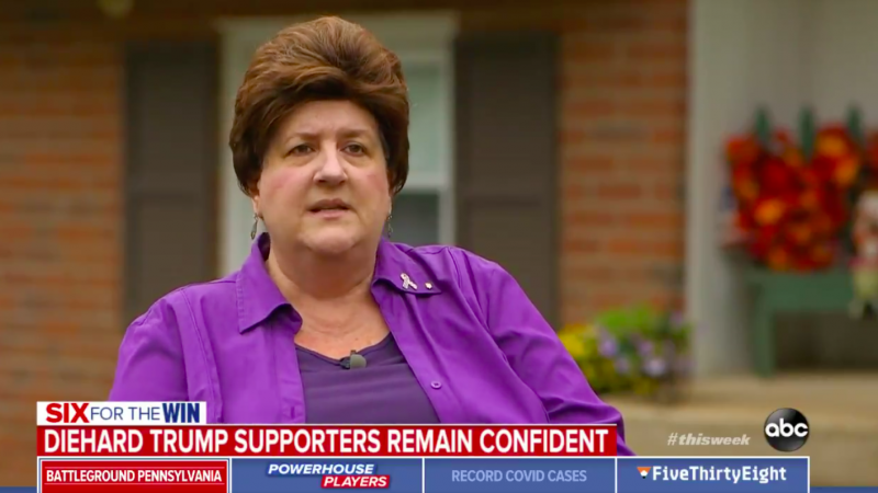 Pennsylvania Trump Supporter Says Nothing Has Made Her Doubt Her Position In the Last Four Years