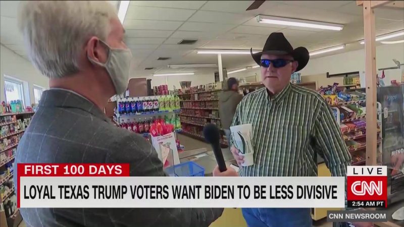 After Biden Pledges Unity in Inauguration Speech, Texas Trump Voters Say He Should Be ‘Less Divisive’