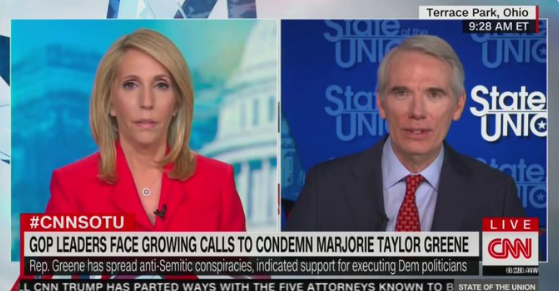 Sen. Portman: Republicans Should ‘Send a Message’ to Marjorie Taylor Greene, But Her Supporters Should Be ‘Respected’