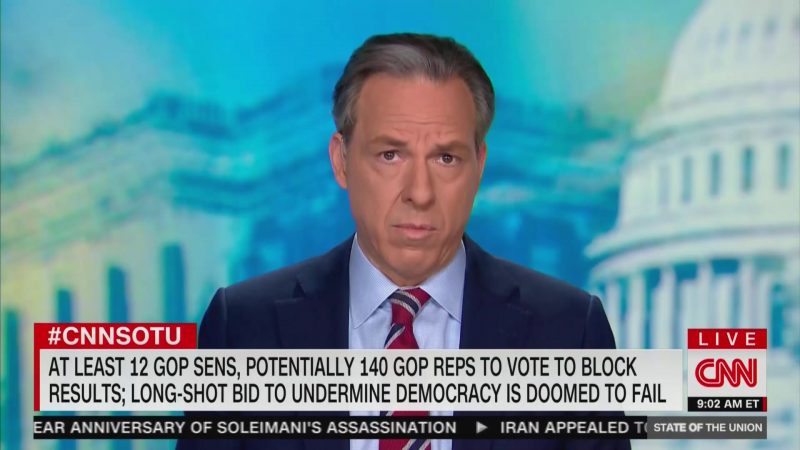 Tapper: GOP’s Attempted Election Overhaul Is a ‘Bloodless Coup’