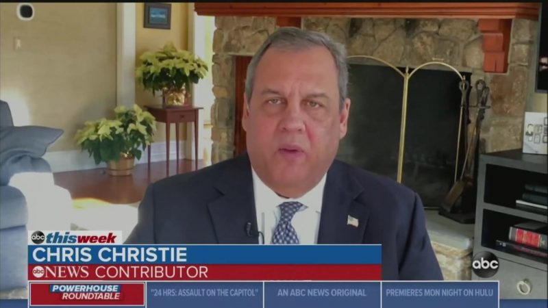 Even Chris Christie Says Trump Should Be Impeached Over Deadly Capitol Riot