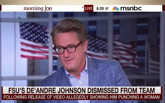 Joe Scarborough: Guys Shouldn’t Hit Girls, But Especially If They Are Blonde White Women