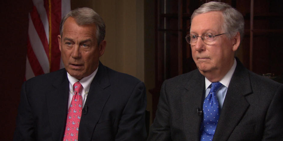 Donald Trump Crowns Himself King Of The GOP While Boehner And McConnell Are Shown The Door