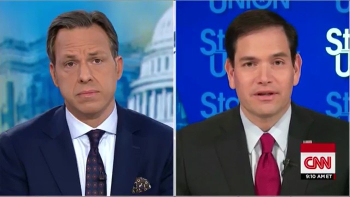 Jake Tapper Asks Marco Rubio If We Should Ignore Terror Watch Lists In Wake Of GOP Gun Vote