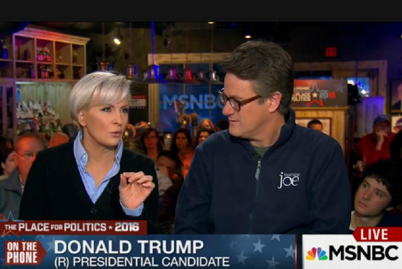 ‘Morning Joe’ Hosts Hung Out With Donald Trump While NH Primary Results Came In