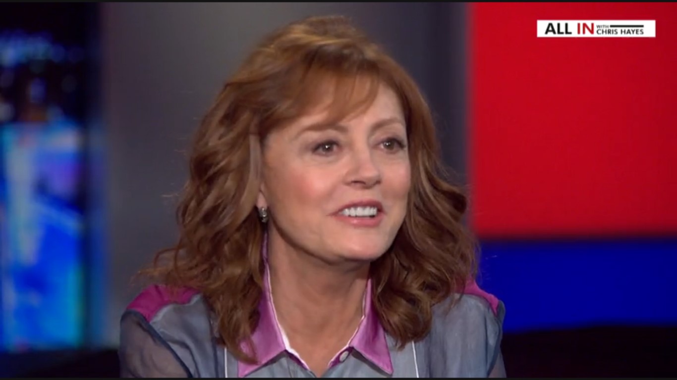 Susan Sarandon: “Some People Feel Donald Trump Will Bring The Revolution Immediately”