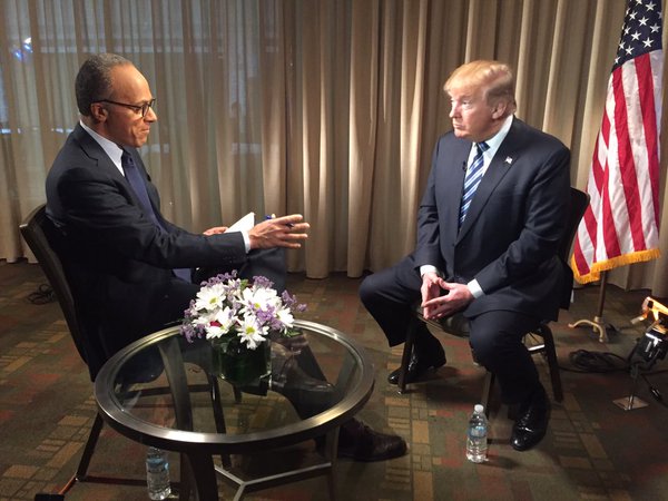 NBC’s Lester Holt Is Anchoring ‘Nightly News’ From Trump Tower Because Of Course