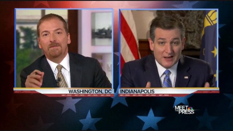 Chuck Todd Gives Cruz The Hard Truth: “Republican Voters Are The Ones Rejecting You!”