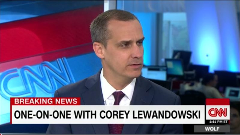 CNN Refuses To Fire Corey Lewandowski Despite Him Still Being On Trump’s Payroll
