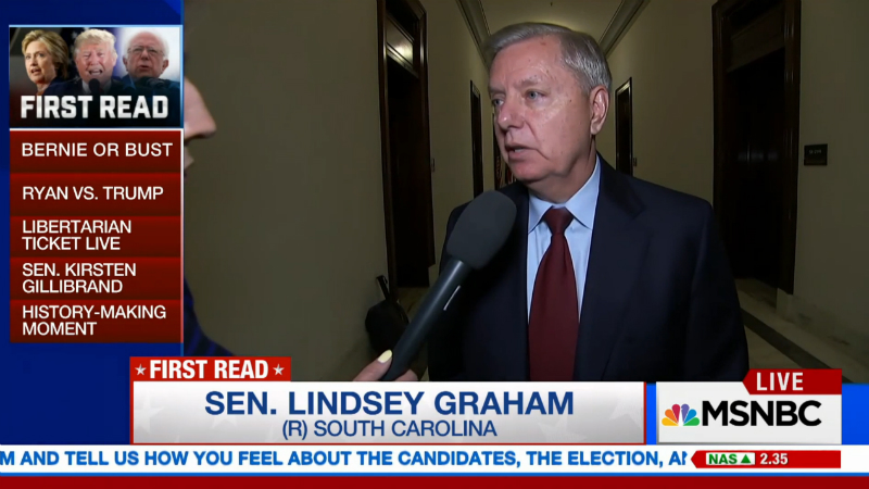 Trump’s Remarks About Mexican-American Judge Push Lindsey Graham Over The Edge
