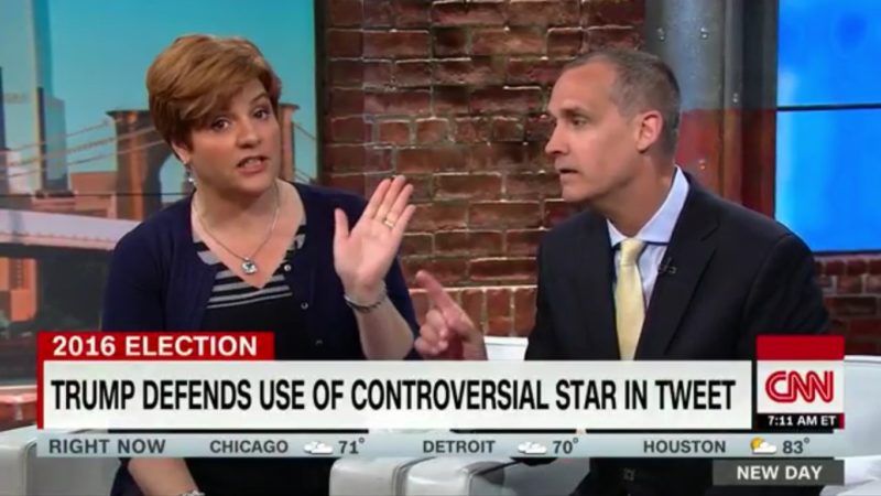 CNN’s Loyal Trumpkins Come To Daddy’s Defense Over Anti-Semitic Star Of David Tweet
