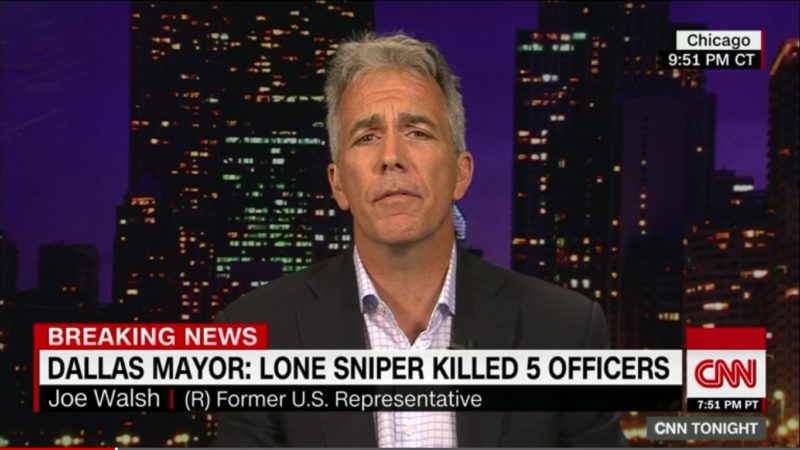 CNN Takes Heat For Giving Joe Walsh Airtime After He Called For Obama’s Killing