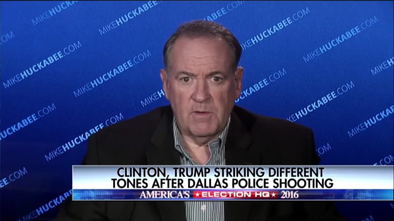 Mike Huckabee: Hey Guys, Why Ain’t You Saying ‘Male Lives Matter’ Over Police Shootings?